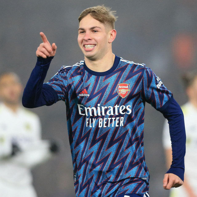 Emile Smith Rowe slavi gol
