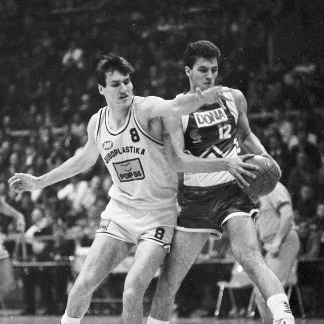 Utakmica Split - Cibona iz 1990.

