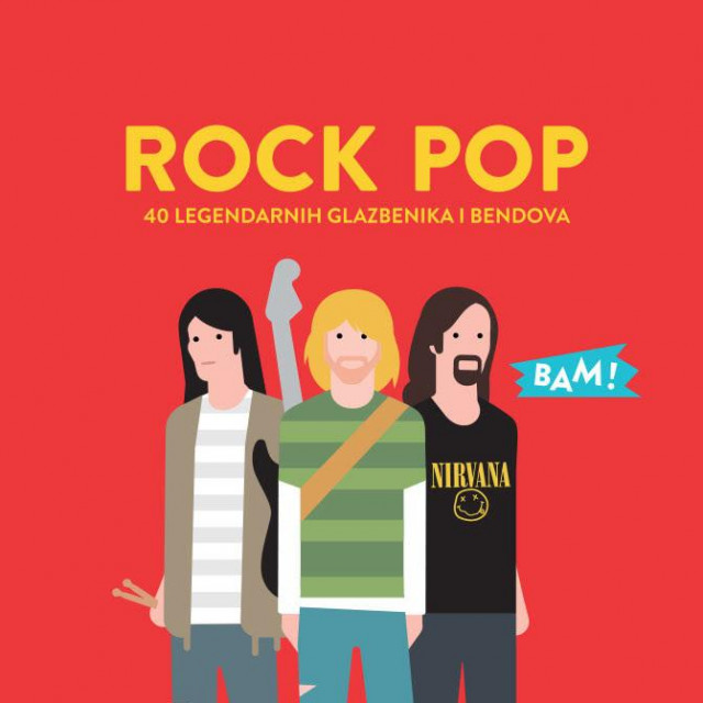 slikovnica ”Rock pop – 40 legendarnih glazbenika i bendova”
