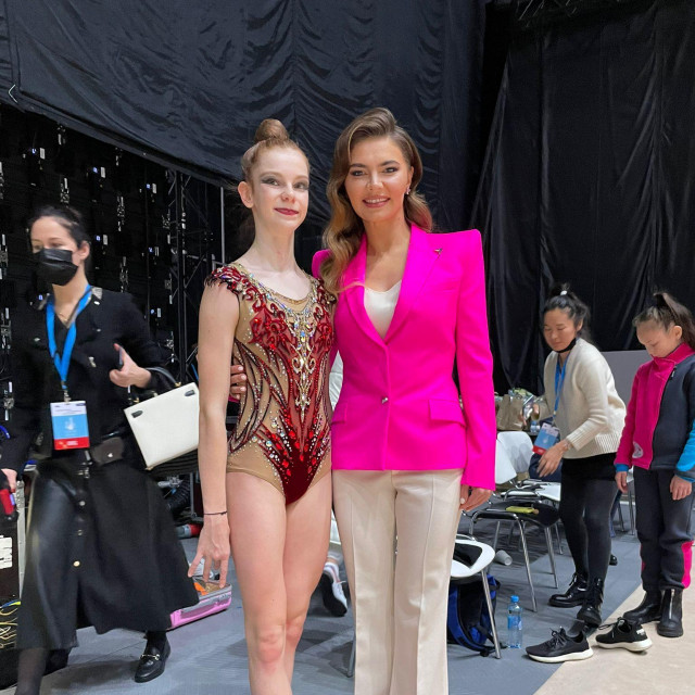 Pia Kovačić i Alina Kabajeva
