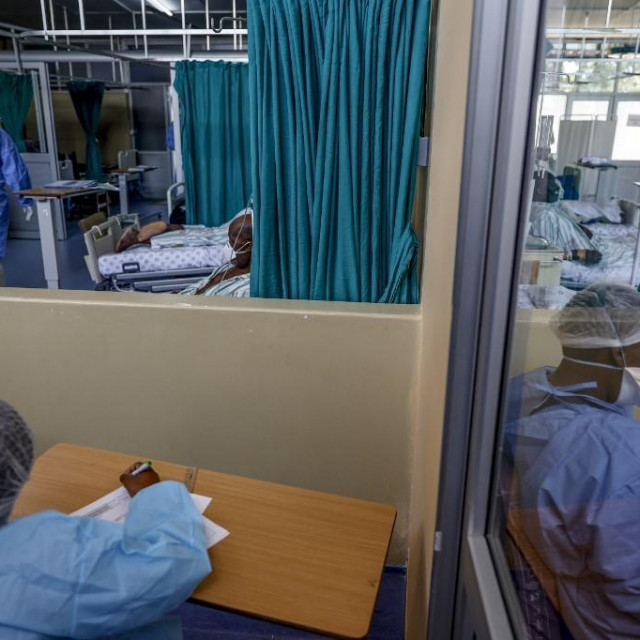 Covid odjel bolnice u Južnoj Africi
