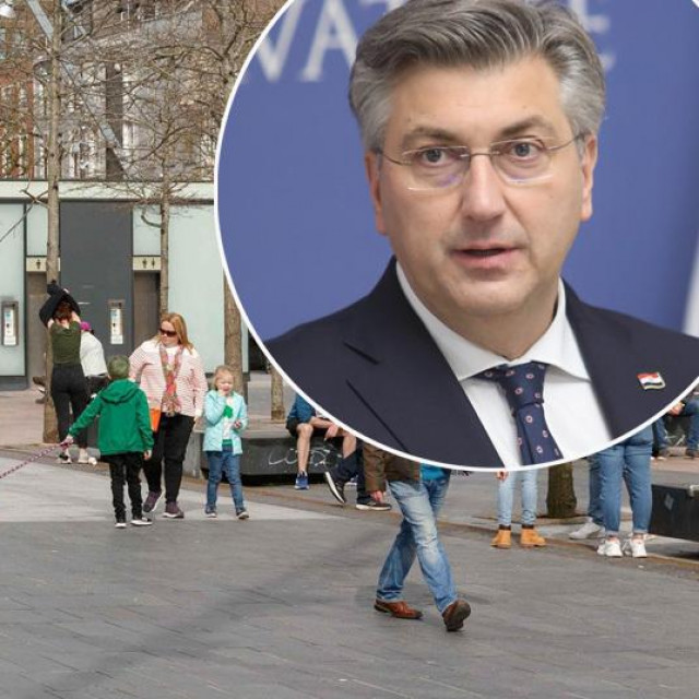 Prizor s ulica Corka i premijer RH Andrej Plenković
