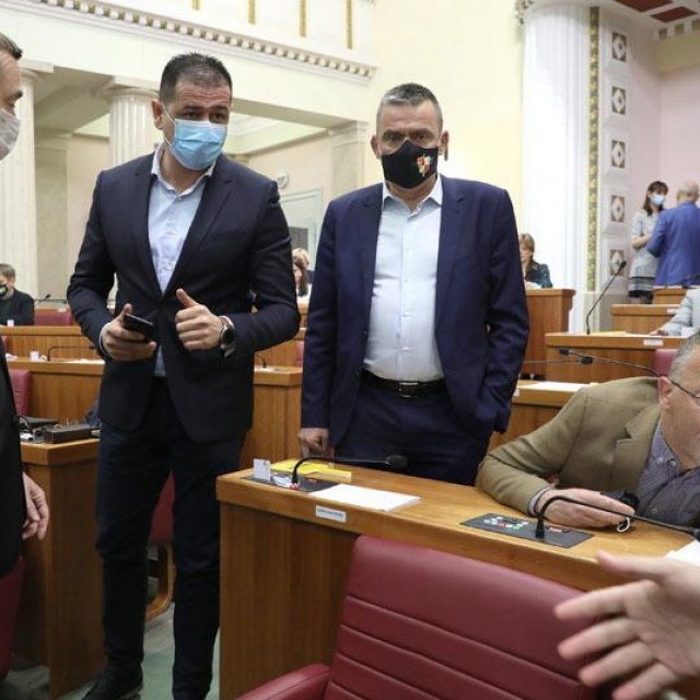 Ivan Penava, Danijel Spajić, Stipo Mlinarić, Zlatko Hasanbegović i bivši čelnik DP-a Miroslav Škoro
