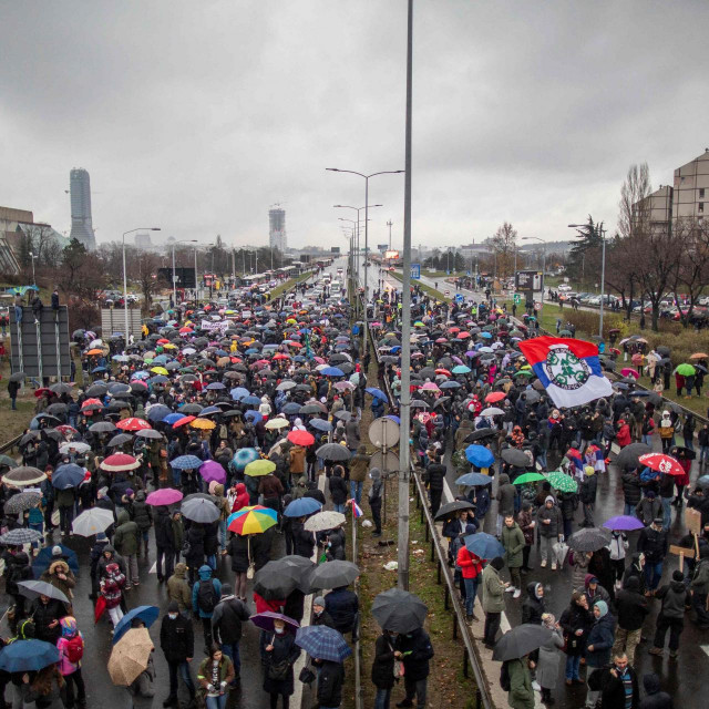 Prosvjedi u Beogradu
