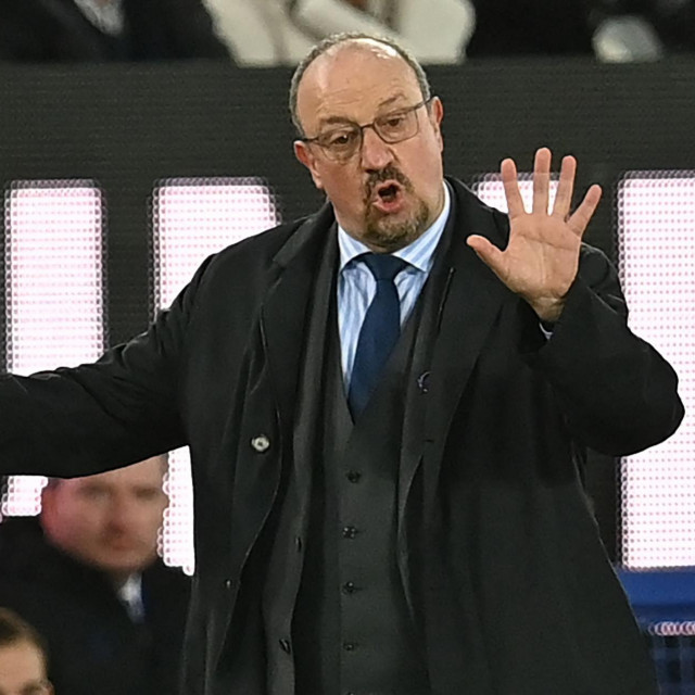 Trener Evertona Rafael Benítez
