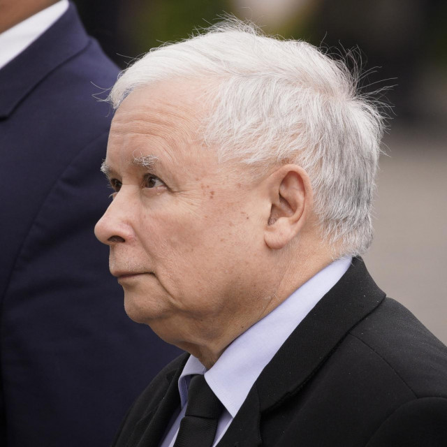 Zamjenik poljskog premijera i čelnik vladajuće konzervativne stranke Pravo i pravda (PiS) Jaroslaw Kaczynski
