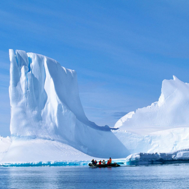 Istraživači na Antartici
