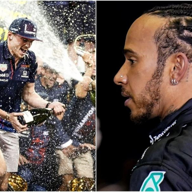 Max Verstappen i Lewis Hamilton
