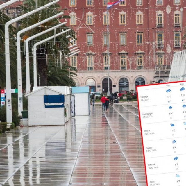 Splitska riva na Badnjak
