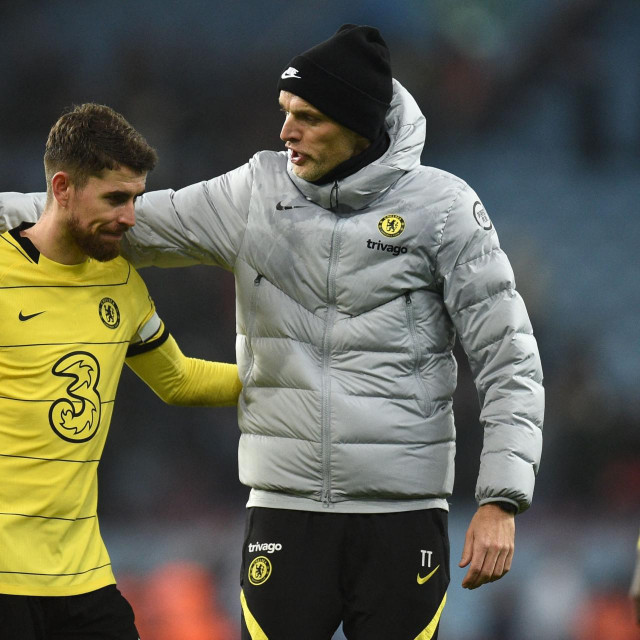Thomas Tuchel i Jorginho
