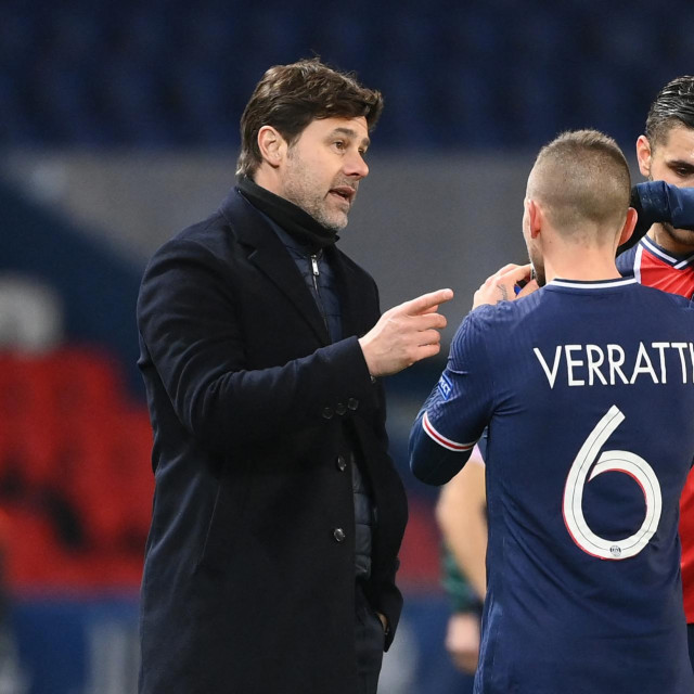 Mauricio Pochettino, Marco Verratti i Mauro Icardi
