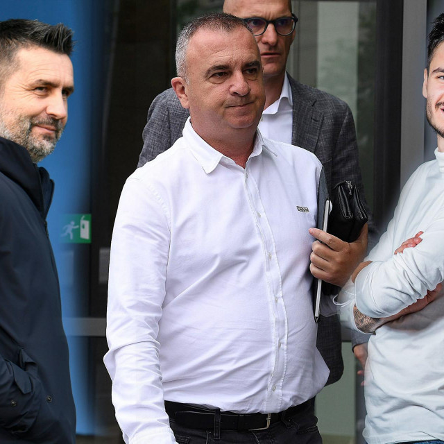 Nenad Bjelica, Nenad Črnko i Kristijan Lovrić
