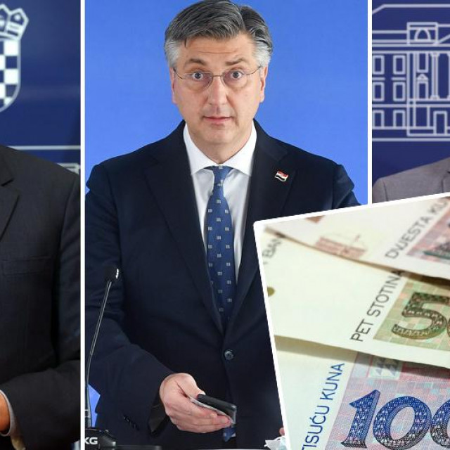 Peđa Grbin, Andrej Plenković, Božo Petrov
