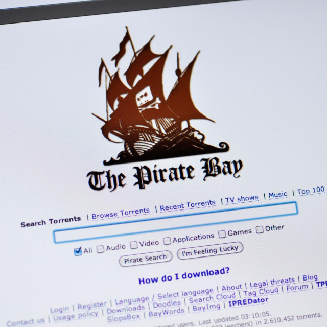 The Pirate Bay, piratska web stranica 
