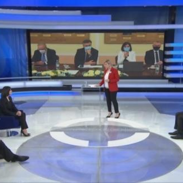 Nataša Tramišak, Željko Kolar, Radimir Čačić i Anđelko Stričak u emisiji Otvoreno
