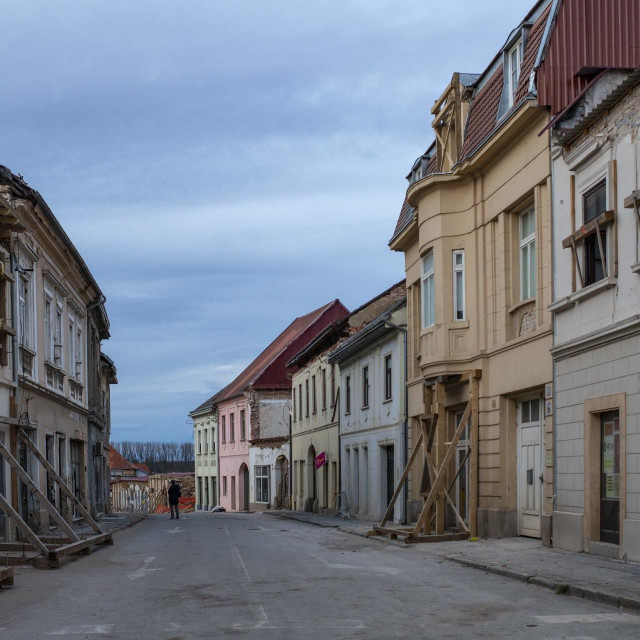 Centar Petrinje godinu dana nakon potresa koji je pogodio Baniju

