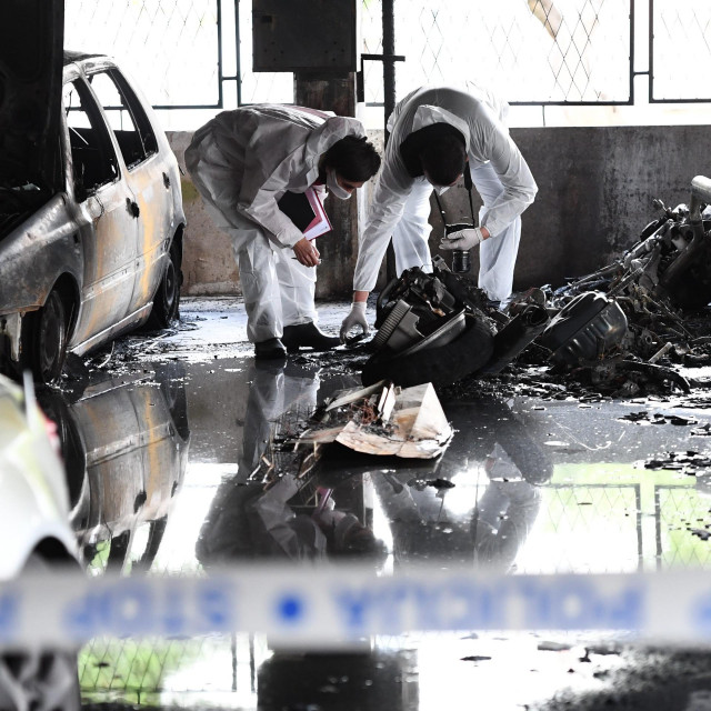 Požar u garaži na Pujankama početkom prosinca, arhiva
