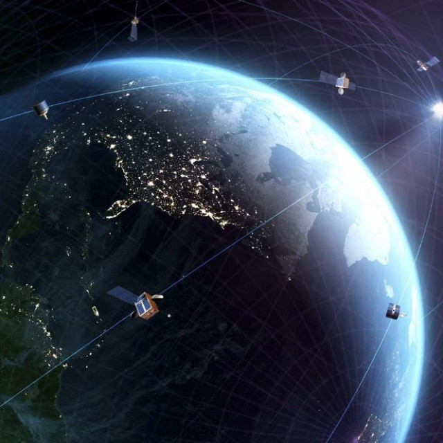 Starlink sateliti u Zemljibnoj orbiti