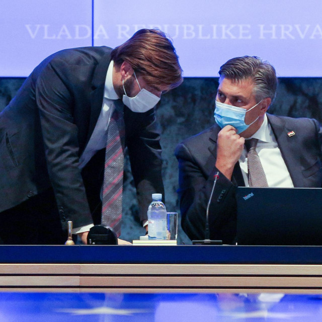 Tomislav Ćorić i Andrej Plenković
