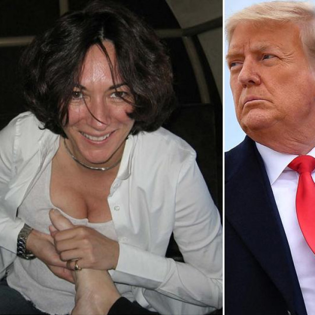Bill Clinton, Ghislaine Maxwell, Donald Trump i princ Andrew
