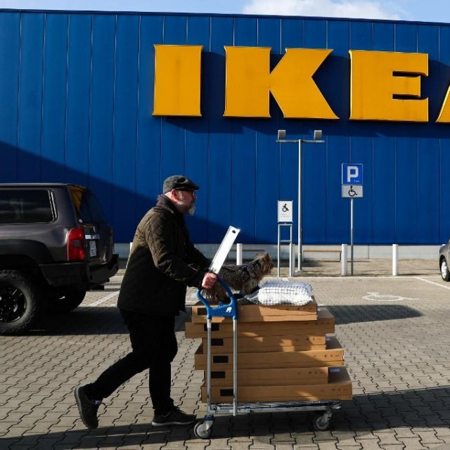 Trgovina namještaja Ikea; ilustracija
