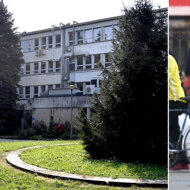 Zgrada Brodarskog instituta i ilustracija policajca
