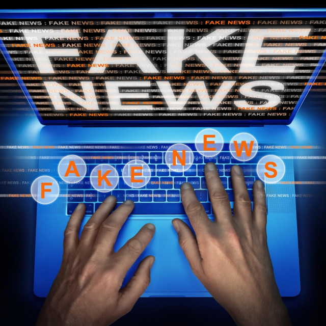 Fake news; ilustracija
