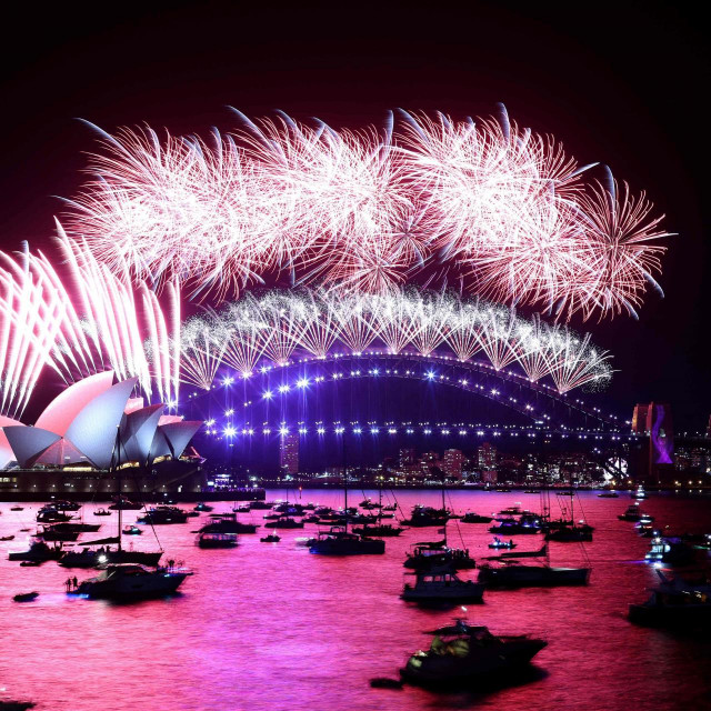 Vatromet u Sydneyju u ponoć
