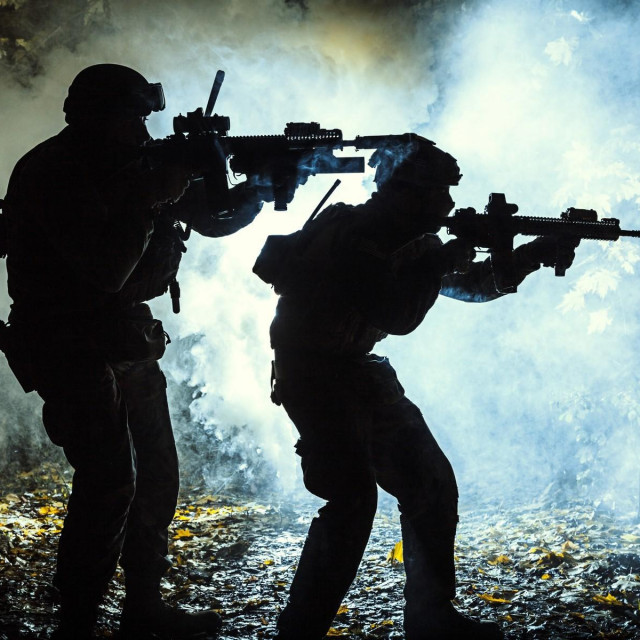 Ilustracija, vojnici
