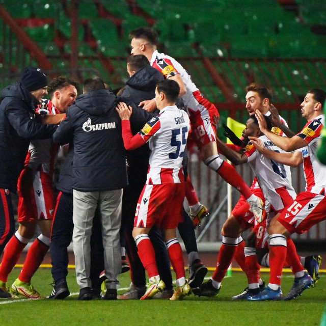 Slavlje igrača Crvene zvezde
