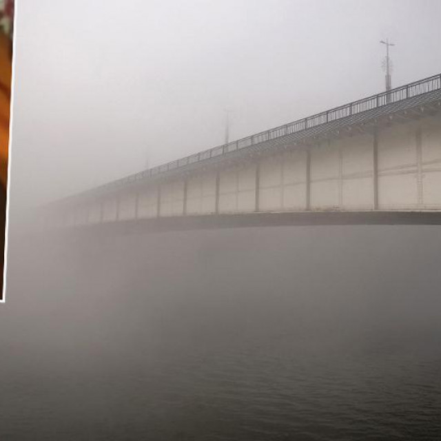 Matej Periš (27) i Brankov most, blizu kojeg se nalazi klub ”Gotik”
