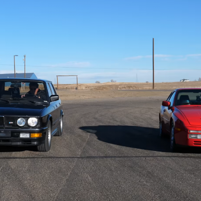 1987 BMW M535i i 1987 Porsche 944 Turbo
