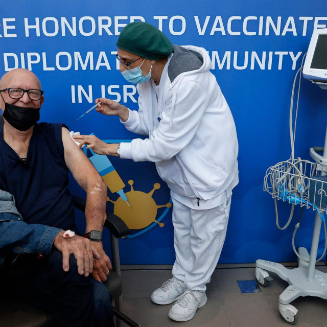 Cijepljenje u Tel Avivu
