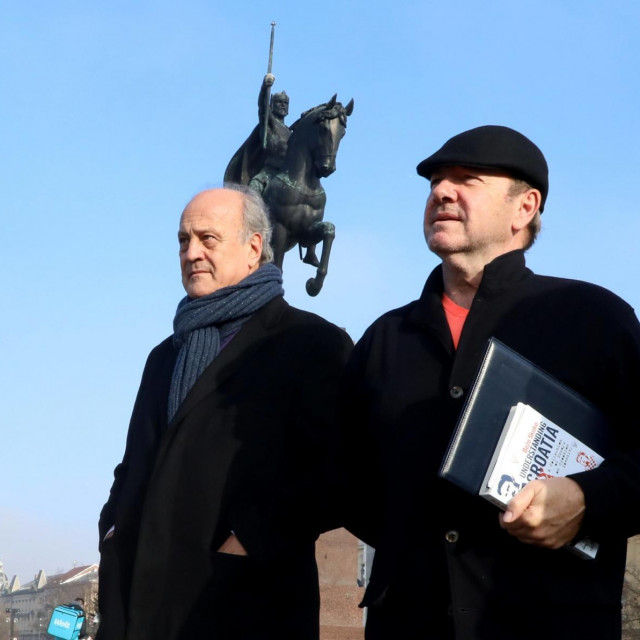 Kevin Spacey u Zagrebu s Jakovom Sedlarom.