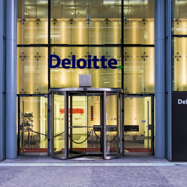 Ilustracija,sjedište konzultantske kuće Deloitte
