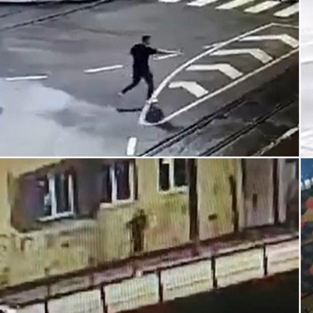 Matej Periš na ulicama Beograda
