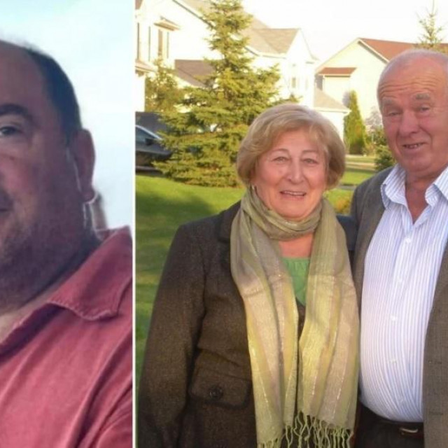 Bože Ledić (lijevo), Anka i Mate Ledić (desno)
