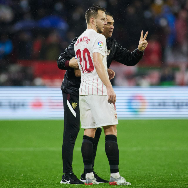 Rakitić i Lopetegui
