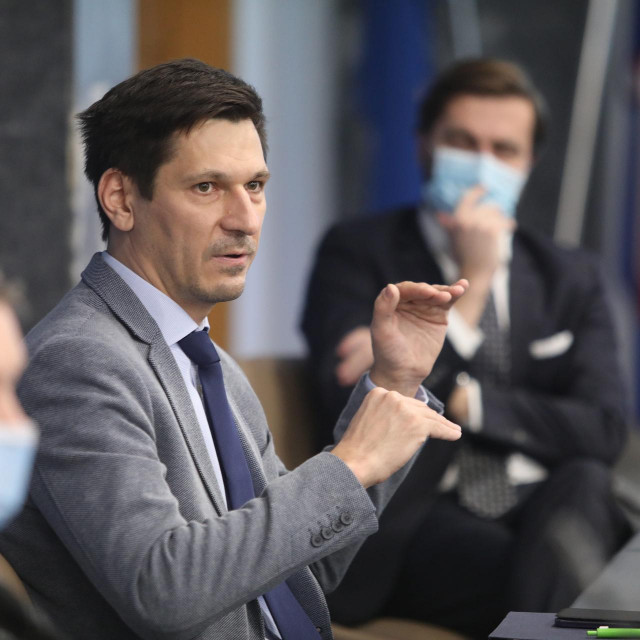 Aljosa Duplic i Tomislav Coric na predstavljanju rezultata istraživanja