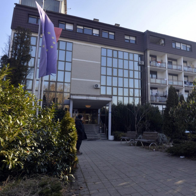 Hotel Porin, prihvatilište za azilante.
