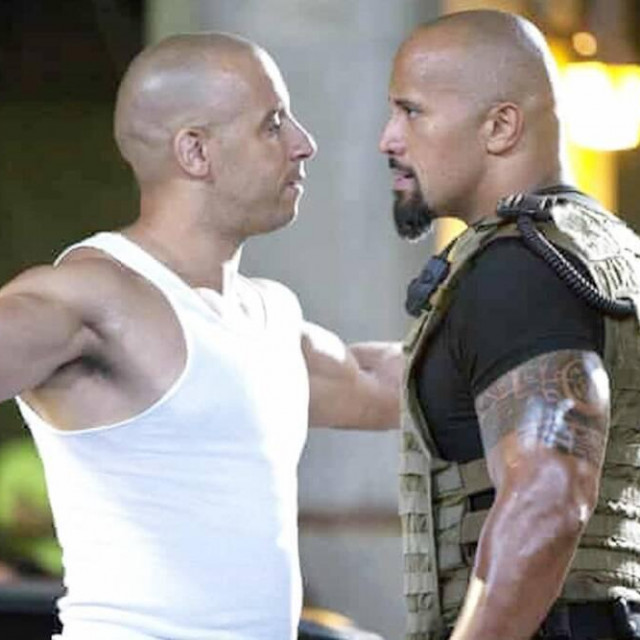 Vin Diesel (Dominic Toretto) i Dwayne Johnson (Luke Hobbes)
