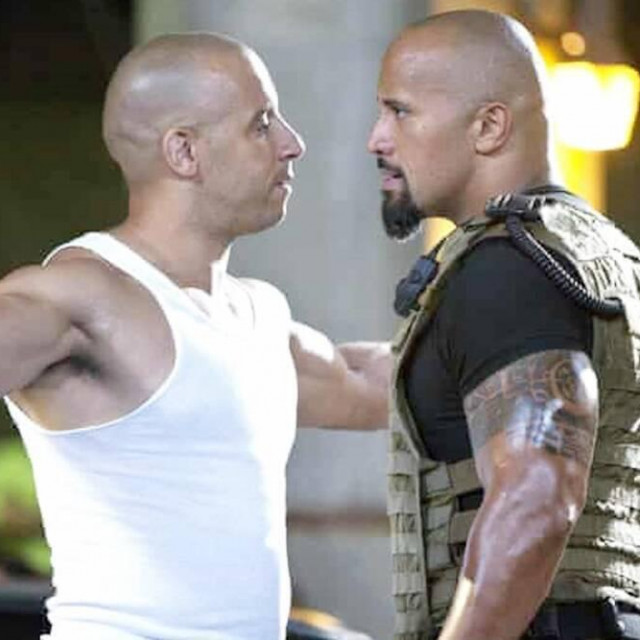 Vin Diesel (Dominic Toretto) i Dwayne Johnson (Luke Hobbes)
