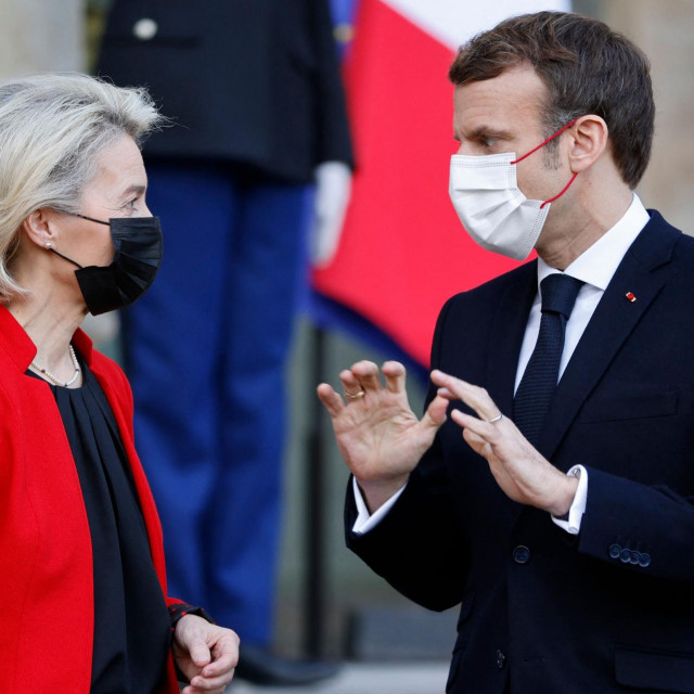 Emmanuel Macron i Ursula von der Leyen
