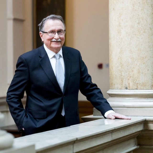 Velimir Neidhardt, predsjednik Hrvatske akademije znanosti i umjetnosti
