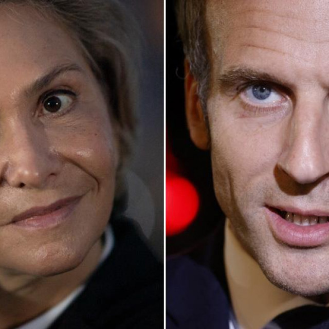 Valerie Pecresse i Emmanuel Macron

