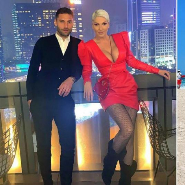 Jelena Karleuša sa suprugom Duškom Tošićem
