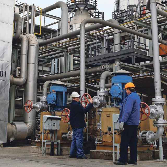 Plinsko postrojenje u Molvama
