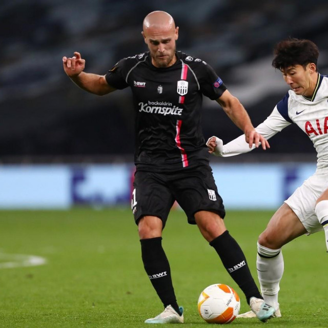 Lukas Grgić (LASK) i Son Heung-Min (Tottenham)
