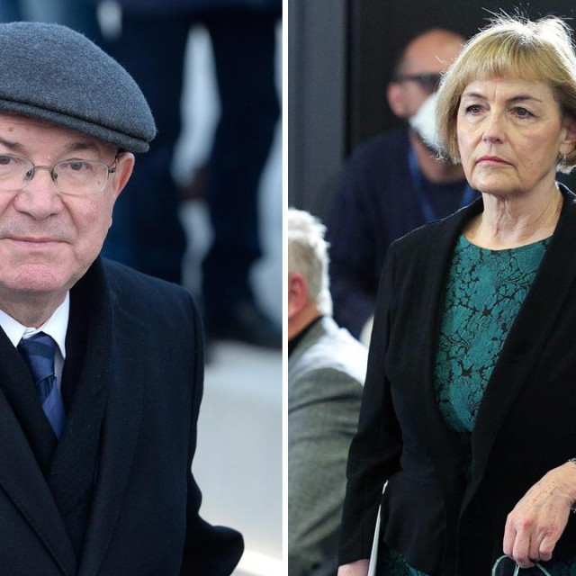 Mate Granić i Vesna Pusić
