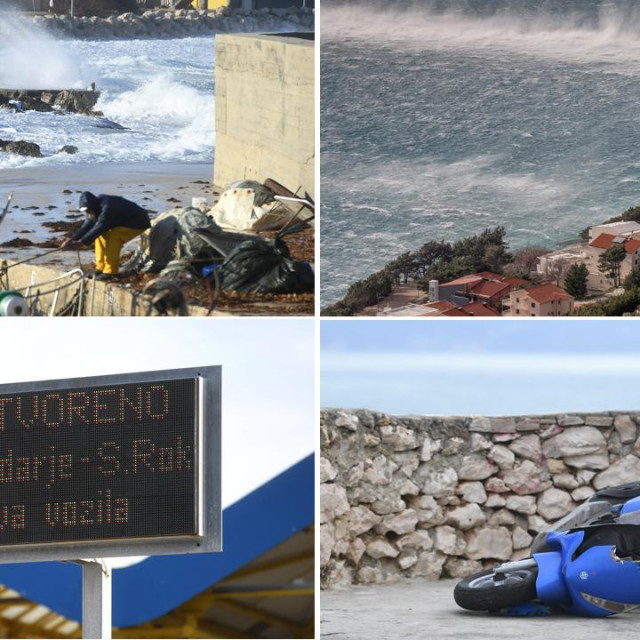 Prizori iz Ražanca, zatvorena autocesta, Maslenica
